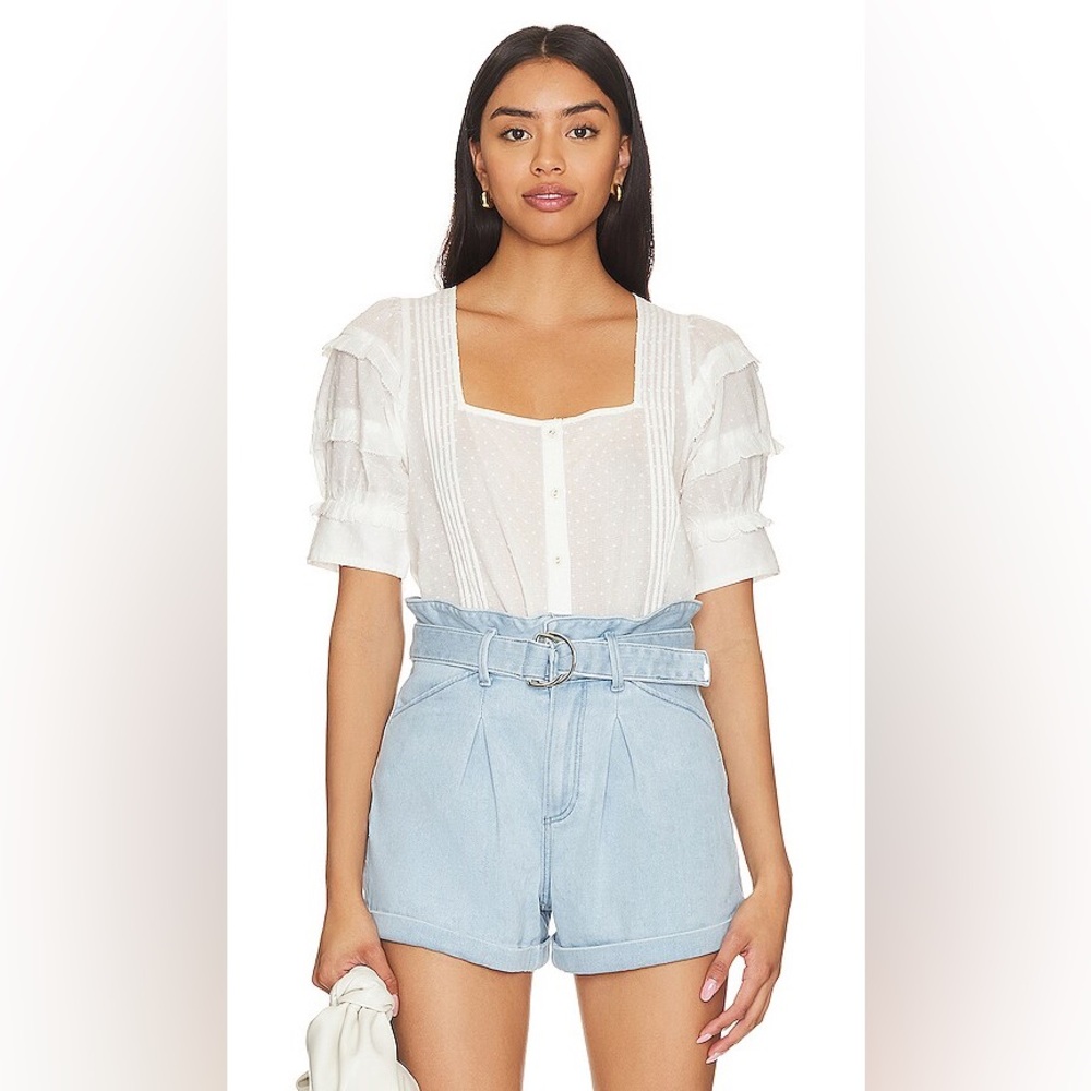 Cleobella Tilly Button-Up Blouse size S